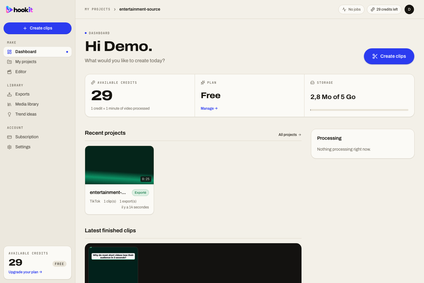 Dashboard
